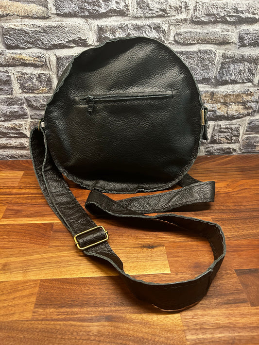 Leather Pocket Book Sling Bag