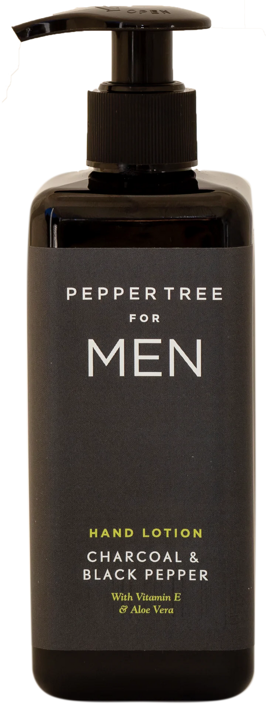 Men's Charcoal & Black Pepper Hand Lotion 300ml