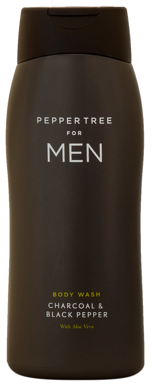 Men's Charcoal & Black Pepper Body Wash 400ml