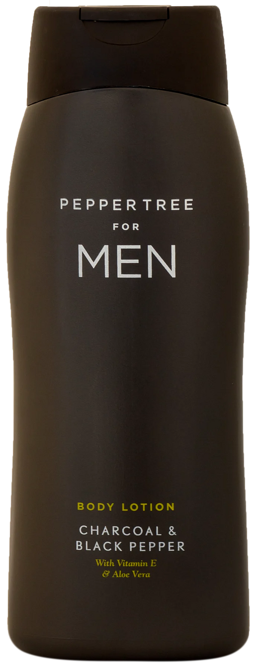 Men's Charcoal & Black Pepper Body Lotion 400ml
