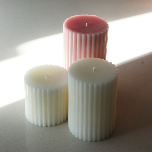 Luxury Scented Ribbed Candles