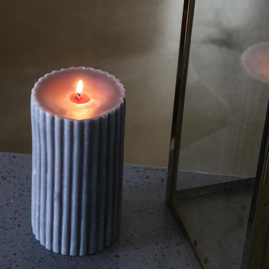 Luxury Scented Ribbed Candles