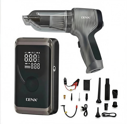 DX3335 4-in-1 Cordless Car Kit DENX (Vacuum Cleaner, Blower, Lamp and Charger)
4.5