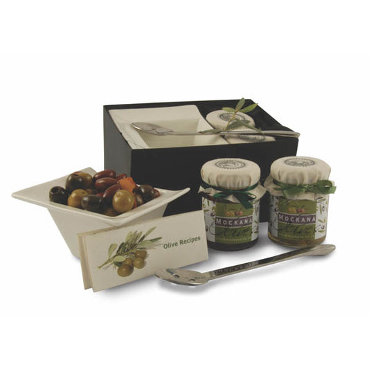 White Bowl Olive Gift Set